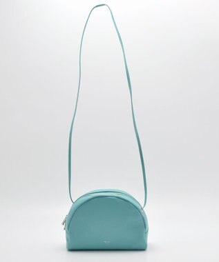 blancle シュリンクレザー ハーフサークルショルダー ロビンエッグブルー