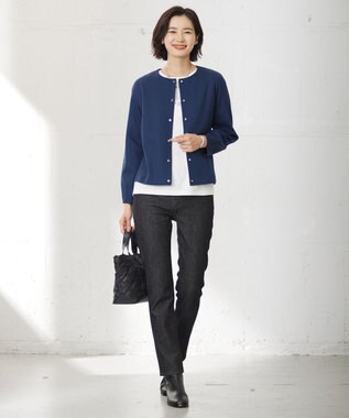 J.PRESS LADIES ロゴ Tシャツ ホワイト系