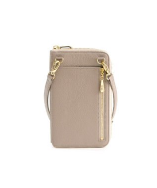 IBIZA プレーサ　ウォレット＆スマートフォンポシェット ピンクベージュ