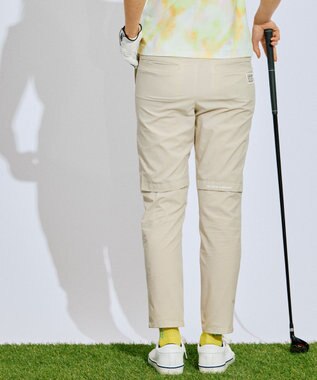 PW CIRCULUS 【WOMEN】ベンチレーション テーパードパンツ ゴルフウェア レディース ベージュ系