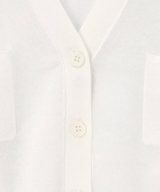 Paul Smith 【洗える】シアー カーディガン ホワイト