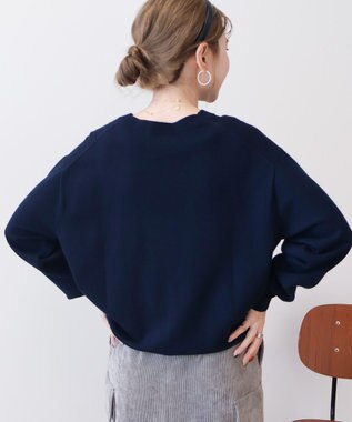 AMERICAN HOLIC バイパチＣＥＲＥＳＴＥＳロゴニットプルオーバー Navy