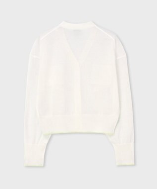 Paul Smith 【洗える】シアー カーディガン ホワイト