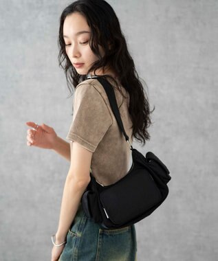 WEGO ポケットデザインショルダー ブラックその他