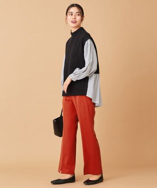 ANY 【福田麻琴さんコラボ】ちょ美っとフレアパンツ ビビッドオレンジ