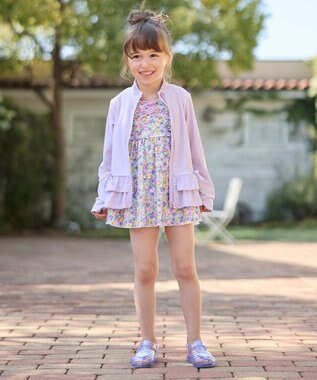 ANY KIDS 小花柄 セパレート水着 エクリュ