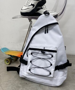 WEGO コードデザインワンショルダーバッグ ホワイト