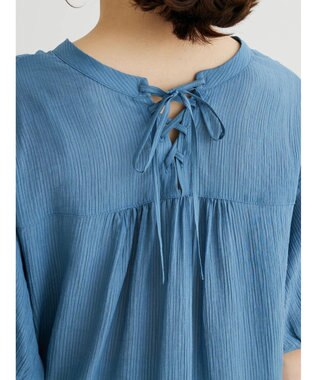 Green Parks ・ＥＬＥＮＣＡＲＥ　ＤＵＥ　バルーンスリーブブラウス Blue