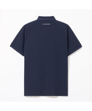 ZERO HALLIBURTON 【吸水速乾・UVケア】 ダブルリブ鹿の子ポロシャツ ZHG-M5S4b 82948 ネイビー