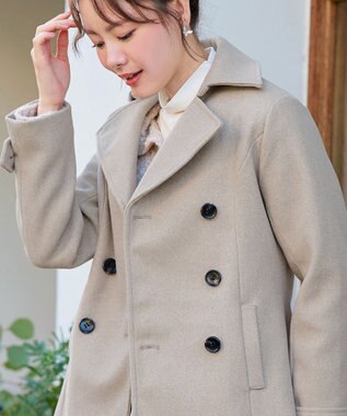 Tiaclasse ショートトレンチコート ベージュ