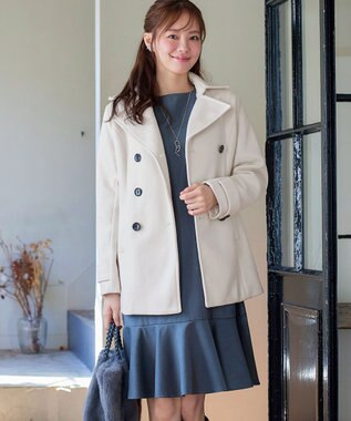 Tiaclasse ショートトレンチコート アイボリー