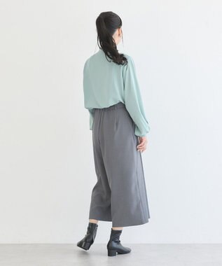 earth music&ecology フリルピンタックブラウス Mint Green