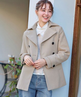 Tiaclasse ショートトレンチコート ベージュ