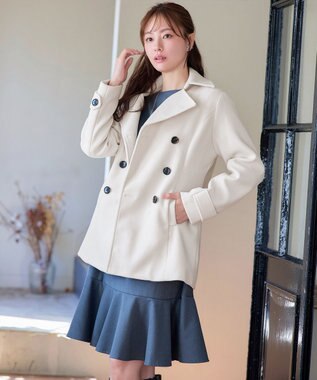 Tiaclasse ショートトレンチコート アイボリー