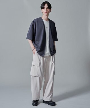 WEGO 【２点SET】アンサンブルカーディガン（5S） ブラック中濃色