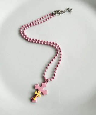 WEGO Lカラーダブルクロスネックレス