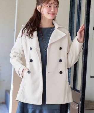 Tiaclasse ショートトレンチコート アイボリー