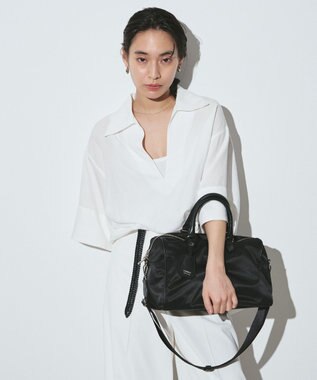 russet 《WEB限定》クラウズナイロン2WAYボストンバッグ(CE-1797-WEB) Black