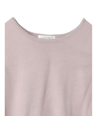 Green Parks ・swing by チュールレイヤーノースリーブニット Pink