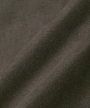 YECCA VECCA サイドプリーツノーカラーブルゾン Brown