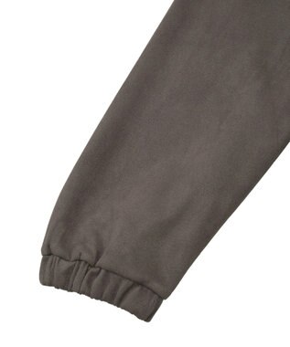 YECCA VECCA サイドプリーツノーカラーブルゾン Brown