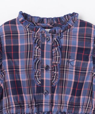 組曲 KIDS 【110-140㎝】ブリティッシュ ワンピース パープル系3