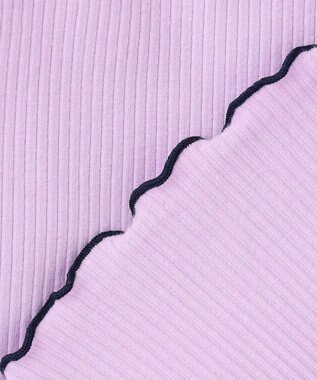 組曲 KIDS 【100㎝】パフスリーブ トップス ラベンダー系