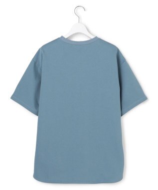 23区 【先行予約】シャツテール ロゴTEE ダルブルー×ネイビー