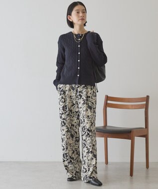 AMERICAN HOLIC 【先行予約】【イージーケア】アソート柄パンツ Black