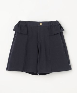 組曲 KIDS 【110-140㎝】ソフトストレッチ ショートパンツ ネイビー