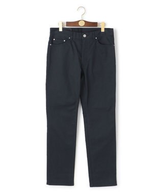 J.PRESS MEN パウダーチノストレッチパンツ ネイビー系