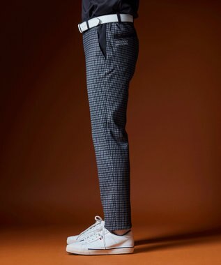 23区GOLF 【MEN】ガンクラブチェックプリントパンツ ブラック系3