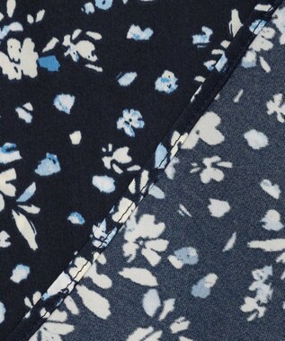 組曲 【先行予約】モザイクフラワープリント ブラウス ネイビー系5