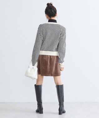 earth music&ecology ジャガードニットプルオーバー Ivory