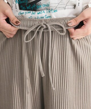 Green Parks 楽ちん涼やかドライタッチイージ－パンツ Gray Beige