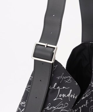 ICB 【A4サイズ収納可】5cityレタードプリント ショルダーバッグ 5cityプリント系