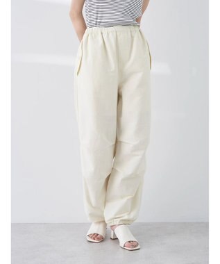 earth music&ecology バルーンシルエットパンツ（Ｉｖｏｒｙ） Ivory