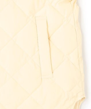 UNFILO 【自宅で洗濯OK / 軽量で暖かい】TAIONコラボ キルティングブルゾン クリーム