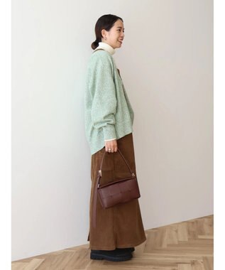 AMERICAN HOLIC ＭＩＸＶネックニットカーディガン Green