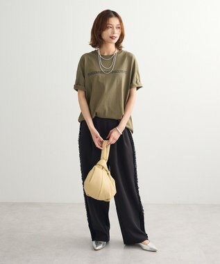 Green Parks ・ＥＬＥＮＣＡＲＥ　ＤＵＥ　ロゴｐｔＴＥＥ Khaki