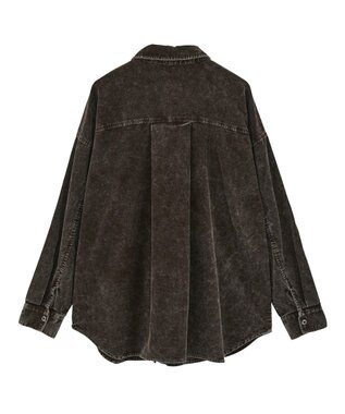 Green Parks ・ＥＬＥＮＣＡＲＥ　ＤＵＥ　ケミカルコーデュロイシャツ Brown