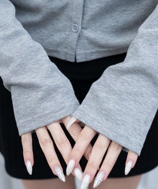 WEGO カーデドッキングレイヤードロンT 杢グレー