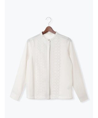 Te chichi フロントレースブラウス グレー