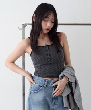 WEGO ヘンリーデザインカップインキャミ