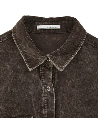 Green Parks ・ＥＬＥＮＣＡＲＥ　ＤＵＥ　ケミカルコーデュロイシャツ Brown