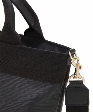 TOPKAPI 【Breath TOPKAPI】RIPPLE リプル ファスナー付 ショルダーバッグ S ブラック