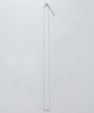 Phoebe 【金属アレルギー対応】ストレートバービジューネックレス　シルバー シルバー