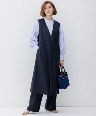 23区 VIOLAdORO ナイロン トートバッグ ネイビー系