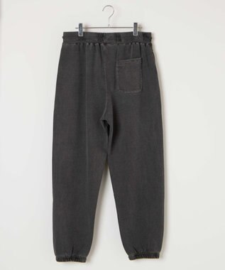 WEGO ピグメントロゴスウェットパンツ スミクロ