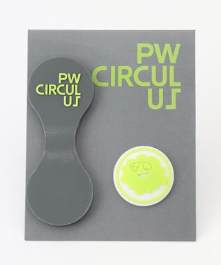 PW CIRCULUS 【UNISEX】ゴルフ モフ マーカー ライトグレー系